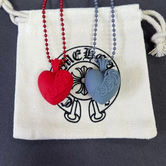 Chrome Hearts Silicone Heart Necklace