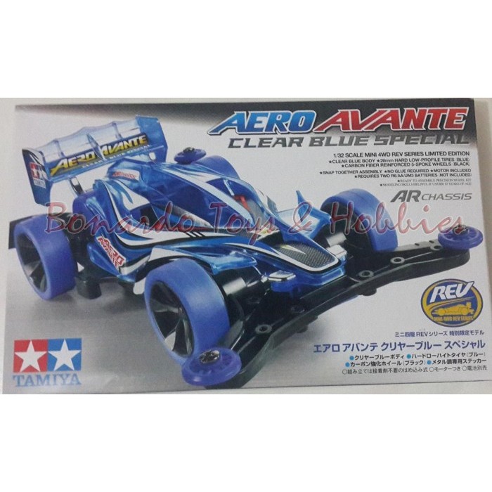 Tamiya #95024 Aero Avante Clear Blue Special