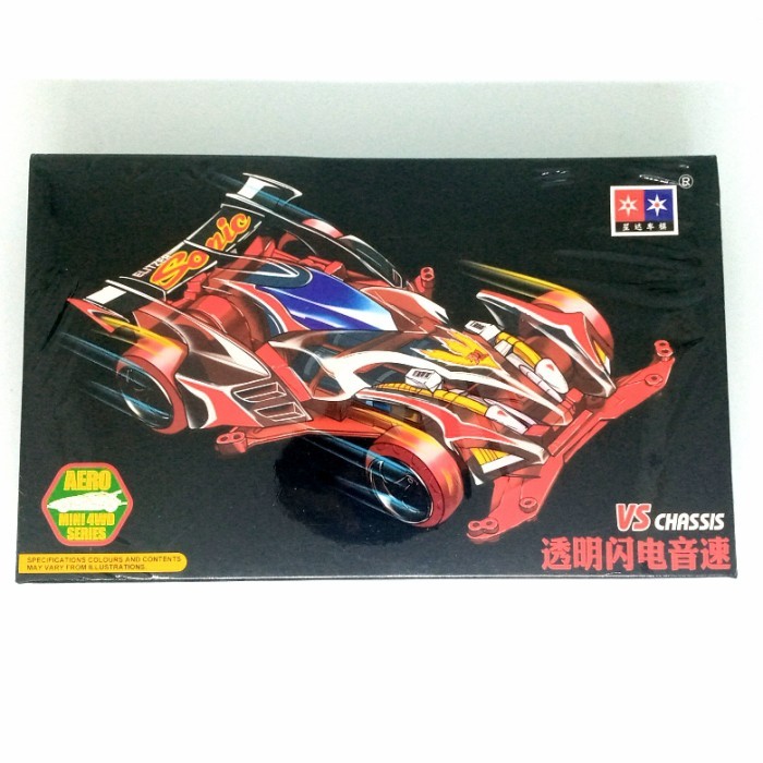 Tamiya Mini 4WD Merk Daxing Blitzer Sonic Clear Black Special
