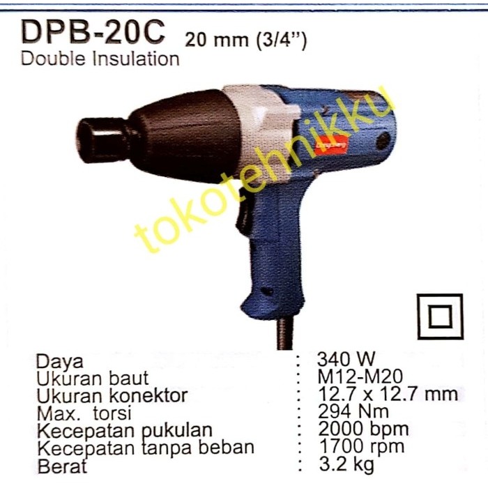 Termurah Impact Wrench Dpb-20C Dongcheng
