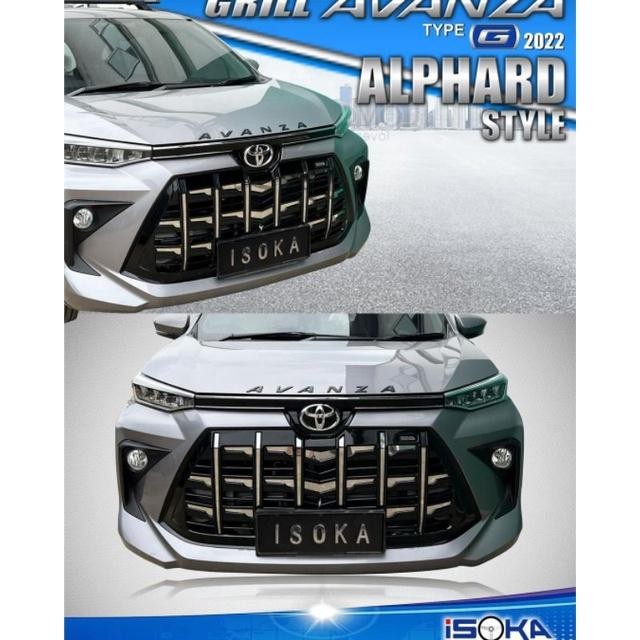Grill Avanza Type G 2022 Alphard Style Grill All New Avanza Terbaru