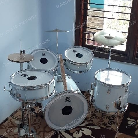Drum anak full set STAINLESS/ Drum mini anak lengkap untuk belajar