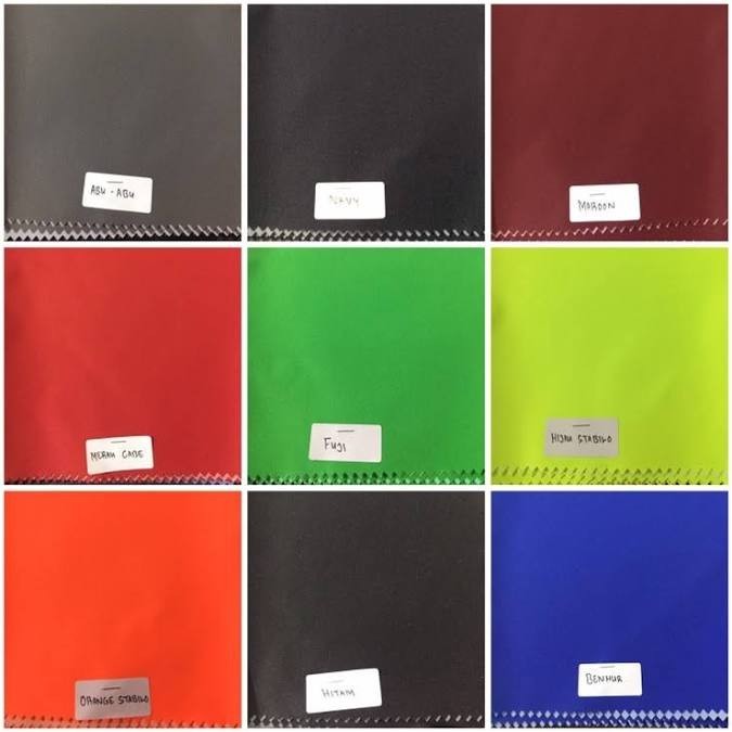Ready Kain Taslan Balon Jas Hujan Premium Continue Ready Partai Banyak
