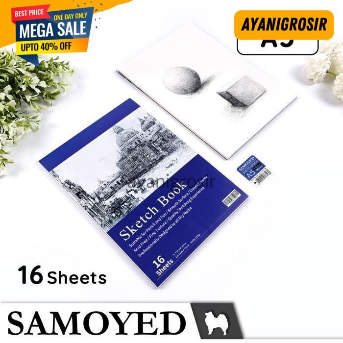 

TERHITS BUKU GAMBAR / SKETSA / DRAWING / SKETCH BOOK / PAD A5 SAMOYED SKTB-AE BY AYANI GROSIR !!