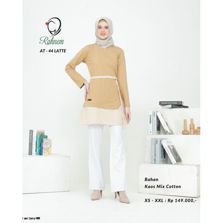 Baru Atasan Rahnem At 44 / Tunik Kaos / Atasan Wanita / Atasan Dewasa