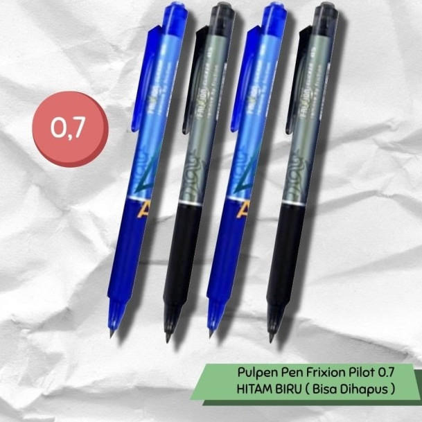 

TERBARU PEN PILOT FRIXION 0.7 HITAM(JETRET) PULPEN BISA DIHAPUS