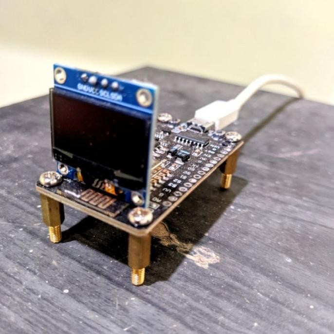 Monitor Oled 0.96 + Nodemcu Esp8266 Stok Terahir Premium