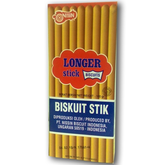 

EKSLUSIF Nissin Longer Stick Biscuits 100 gr