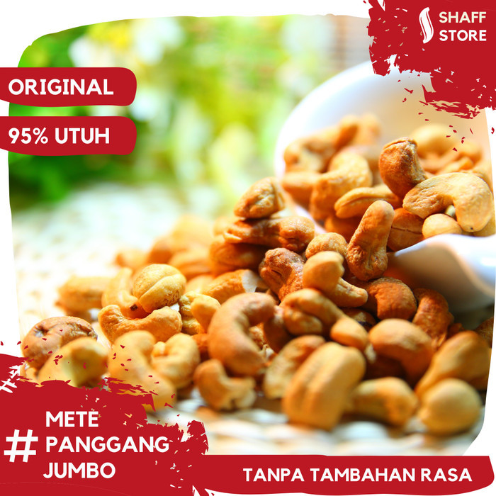 

BERKUALITAS Kacang mede panggang / Kacang mete panggang / Roasted cashew 500 G