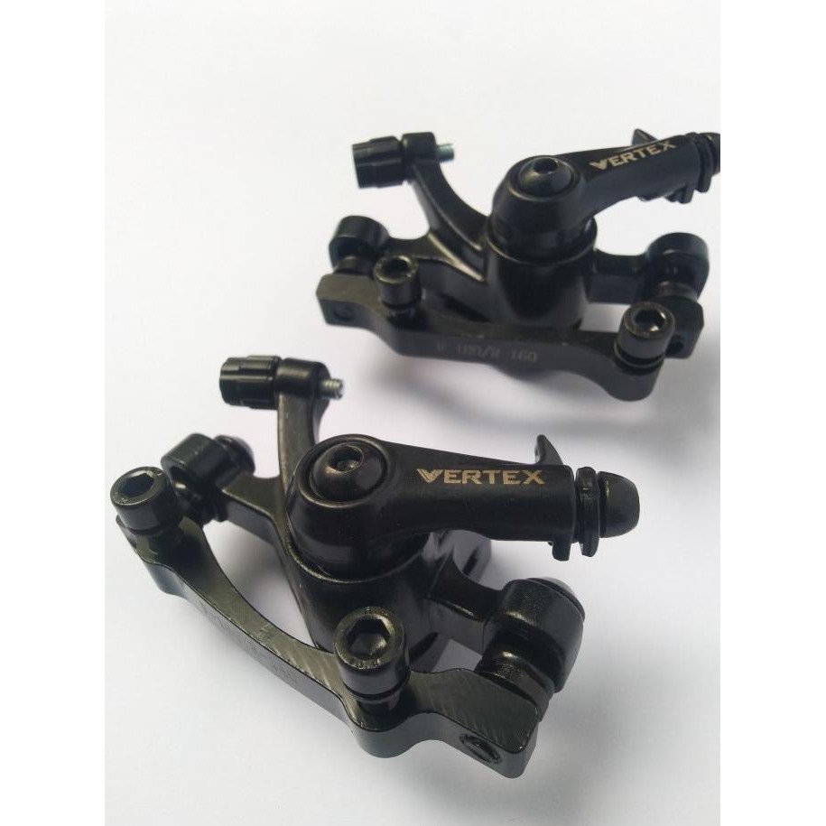 Kaliper Caliper Rem Cakram Disc Disk Brake Mekanik Sepeda 1 Set Vertex Restock