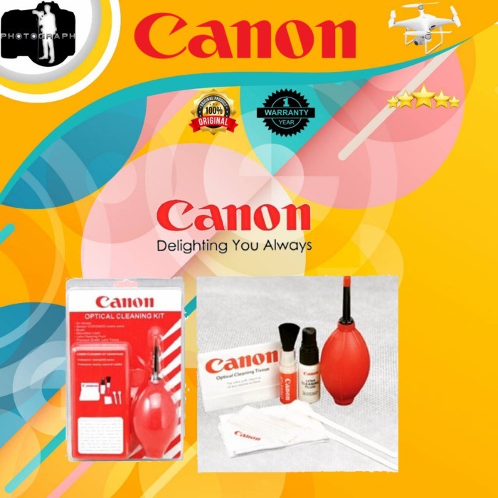 TERBARU CLEANING KIT CANON 7IN1 / PEMBERSIH KAMERA / ORIGINAL BISA GRAB