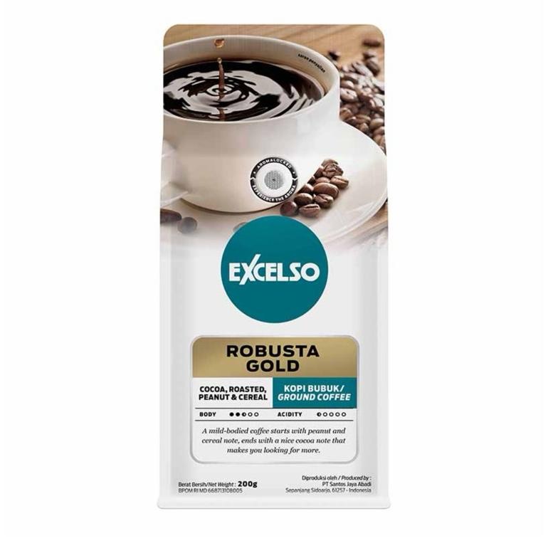 

Ready Excelso Kopi Bubuk Robusta Gold 200 G Termurah