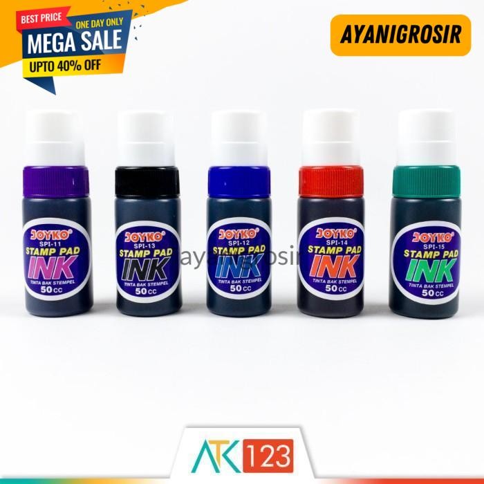 

POPULER ISI / REFILL TINTA BAK STEMPEL / STAMP PAD INK JOYKO BY AYANI GROSIR !!