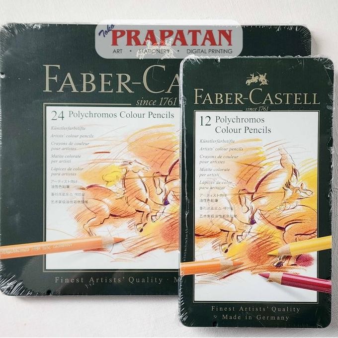 

Premium Pensil Warna Faber Castell Polychromos Tin Case | Color Pencils | Finest Artist Quality
