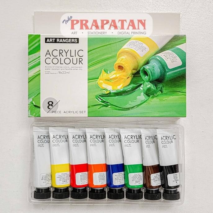 

New Arrival Cat Akrilik Set Art Rangers 8x22ml | Art Rangers Acrylic Set