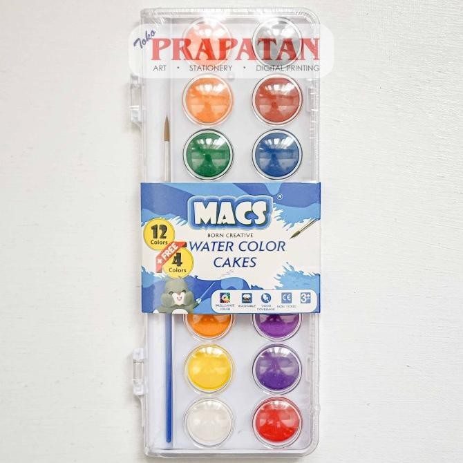 

Ready for You Macs Watercolor Cakes Block Set | Cat Air Set