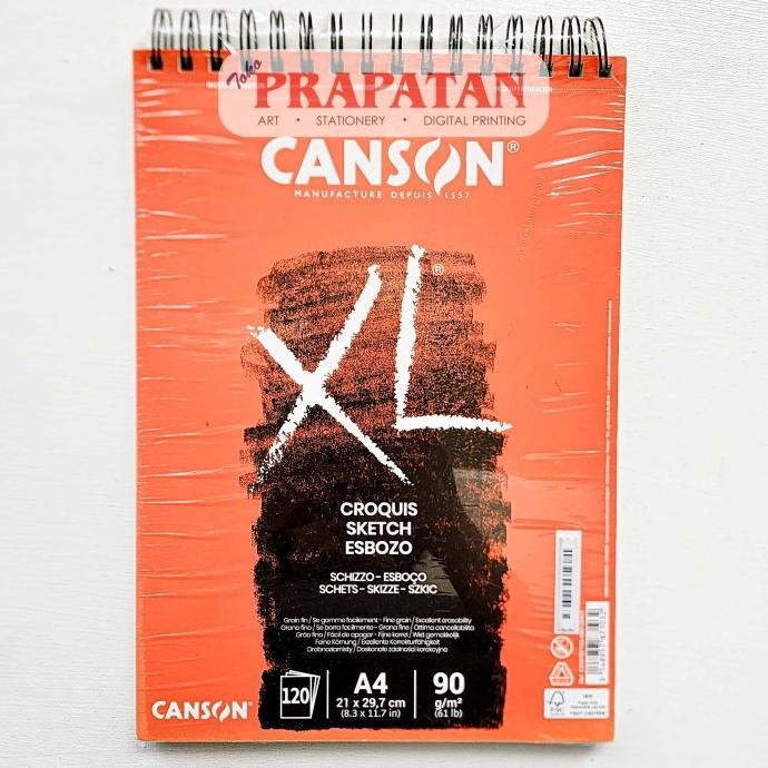 

Eksklusif Canson XL Croquis Drawing Book A4 | Buku Gambar