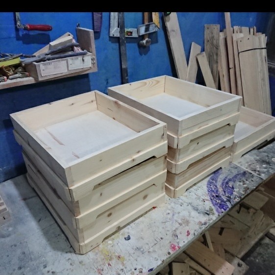 nampan lamaran / nampan sangjit / nampan seserahan / kotak kayu