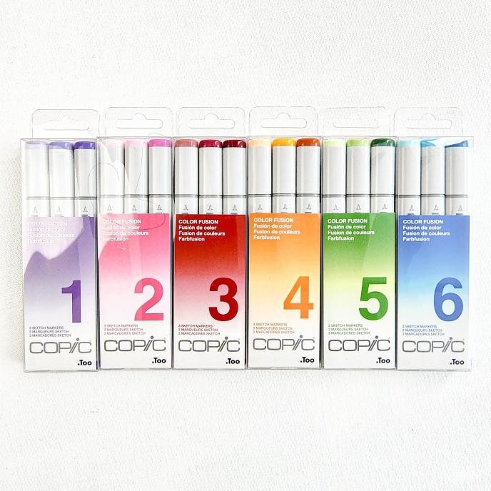 

New Arrival Copic Sketch Markers Too Set 3pcsColor Fusion