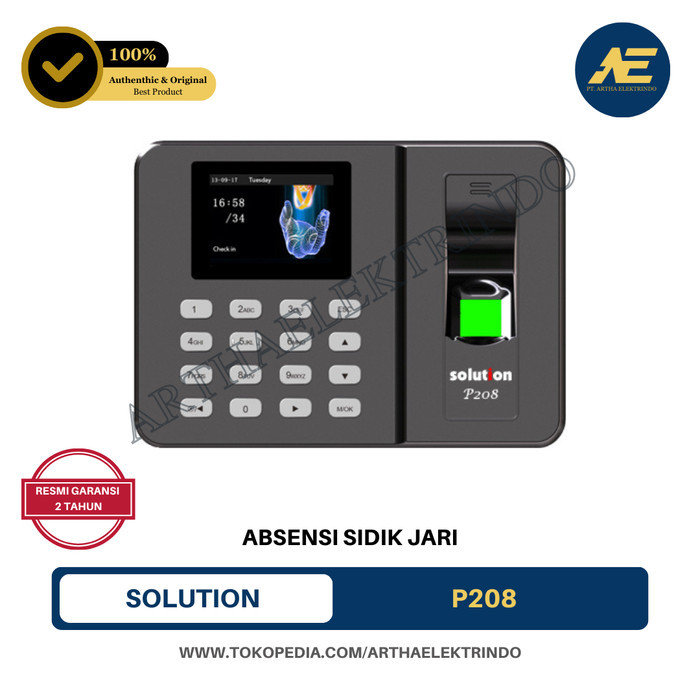 Solution P208 Fingerprint