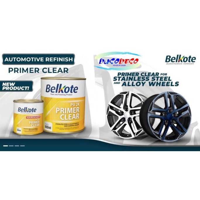 Epoxy Belkote Pu 2K Primer Clear Stainless Steel Alloy Restock