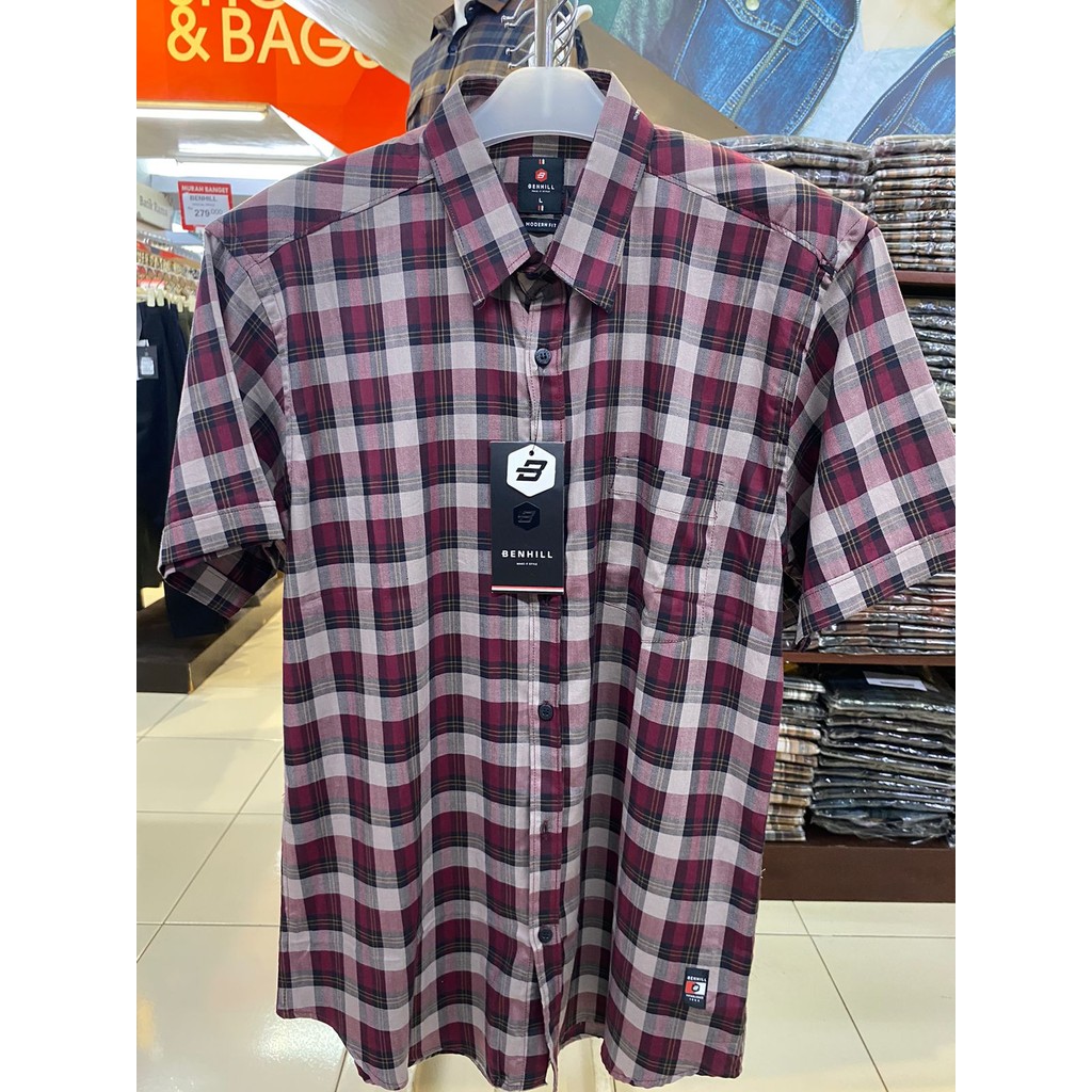 BENHILL | FLANEL LENGAN PENDEK