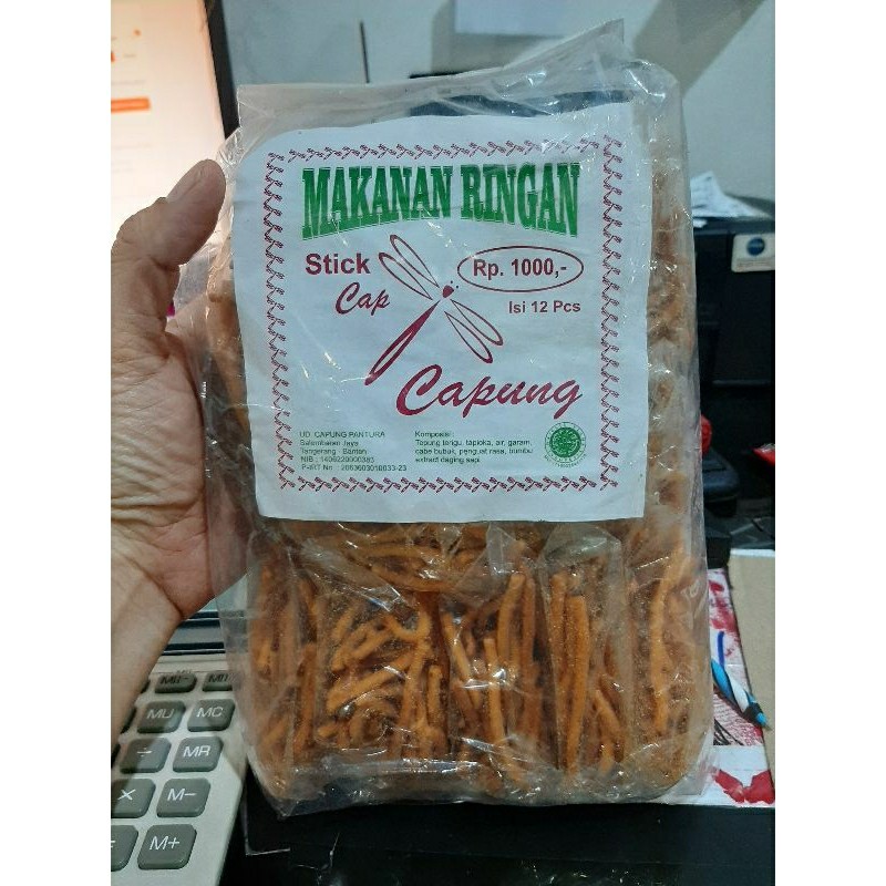 

cemilan stick pedas cap capung snack stik enak dan murah basreng,usus dan seblak ceker