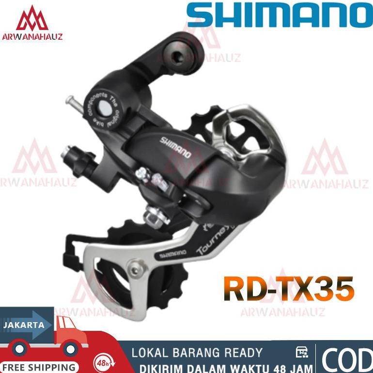 Terlaris Rd Shimano Tx35 Tourney 6/7/8 Speed Rear Derailleur Tx 35 Sepeda Lipat Mtb Roadbike Dll D S