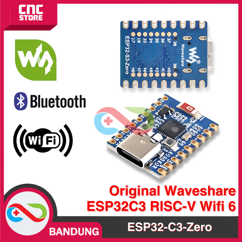 ESP32-C3-ZERO ORIGINAL WAVESHARE ESP32C3 RISC-V WIFI 6 MCU