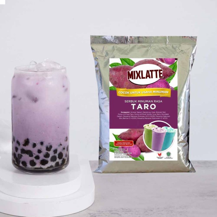

1 Kg Xlatte Taro - Dengan Gula / Bubuk Serbuk Numan Buah