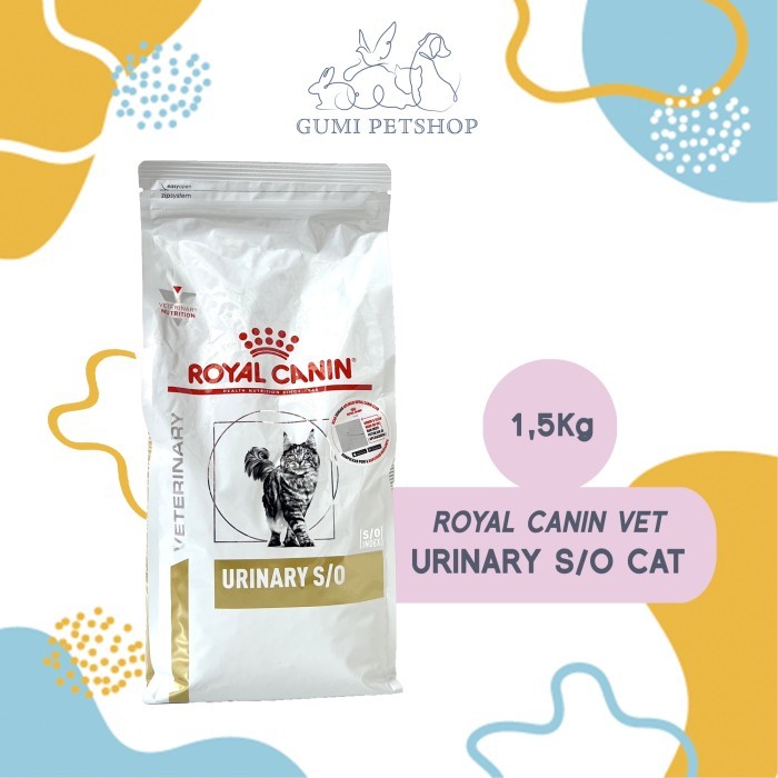 NEW ROYAL CANIN Urinary SO Cat Food 1,5Kg / Makanan Kucing Urinary CatFood