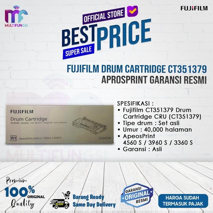 

Fujifilm Drum Cartridge CT351379 Aprosprint Garansi Resmi