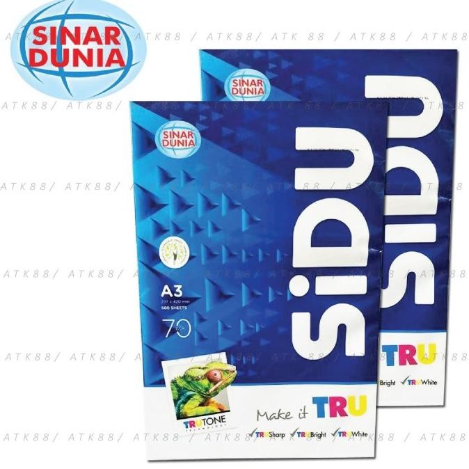 

Sale Kertas Hvs A3 70 Gsm - Sidu