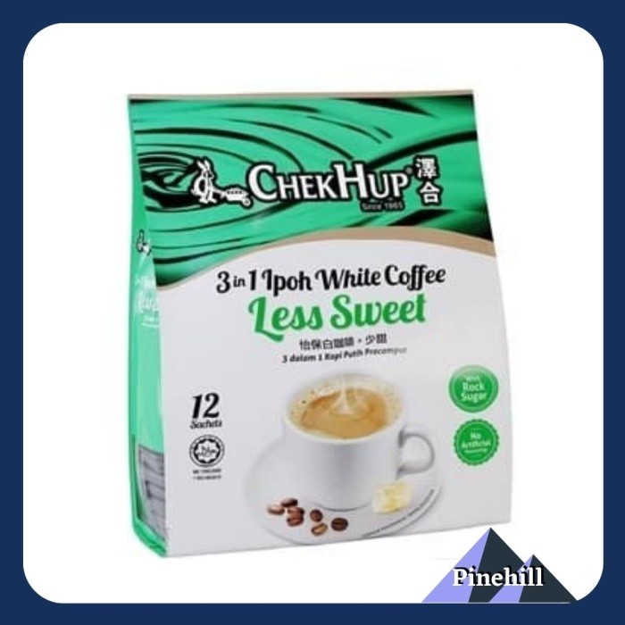 

Ipoh White Coffee 3 In 1 Less Sweet Sugar - Chek Check Hup / Chekhup