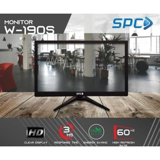 Monitor Led Spc 19 Inch W-190S Vga Hdmi