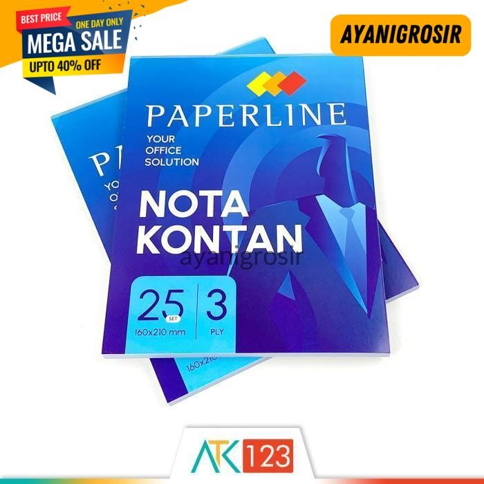 

BEST BRAND NOTA KONTAN PAPERLINE BESAR 3 PLY (NK B3 NCR) BY AYANI GROSIR !!