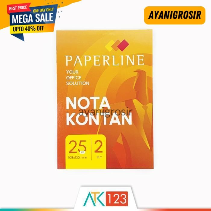 

BEST BRAND NOTA KONTAN PAPERLINE KECIL 2 PLY (NK K2 NCR) BY AYANI GROSIR !!