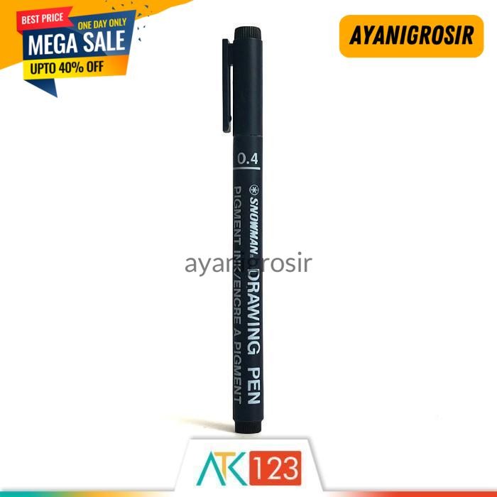 

TERBAIK DRAWING PEN SNOWMAN FT700 / 0.4 BY AYANI GROSIR !!