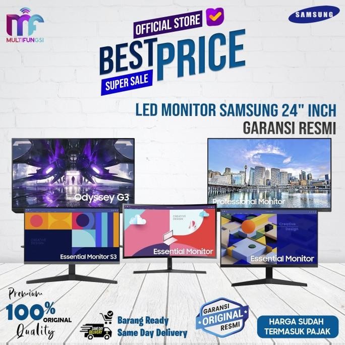 

NEWEST! LED Monitor Samsung 24" Inch - Garansi Resmi