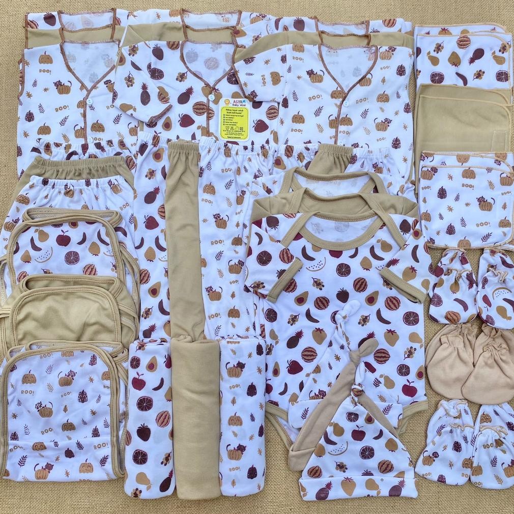 45 Pcs Baju Bayi Baru Lahir Paket Hemat Brojol Baby Paket Komplit Bayi Baru Lahir ASYAM BABY