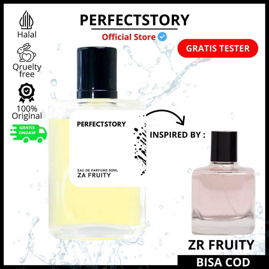 Parfum Wanita Tahan Lama Aroma BEST SELLER Perfectstory Inspired By ZARA Fruity Series | Parfume Far