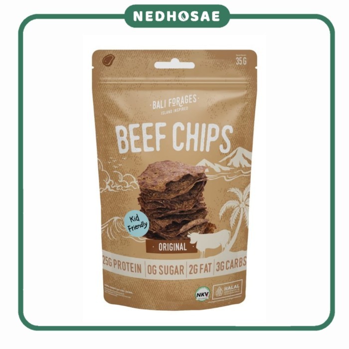 

Ready Gas!!! Beef Chips Original Crispy Bali Forages Keripik Daging Sapi Krispi