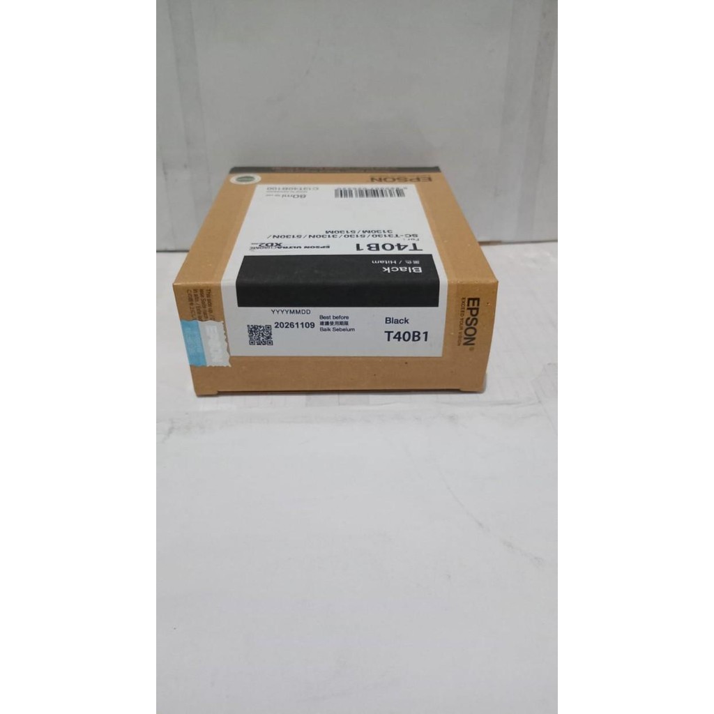 Tinta Catridge Epson T40B T-40B Untuk Printer T3130 T-3130 Original