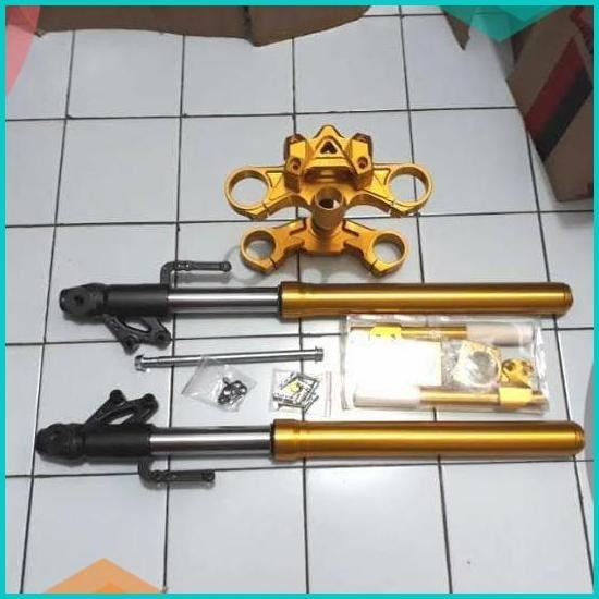 Upside Down / Usd Double Disc Nui Ninja 250 Fi Z250 Fi + Stang jepit 1