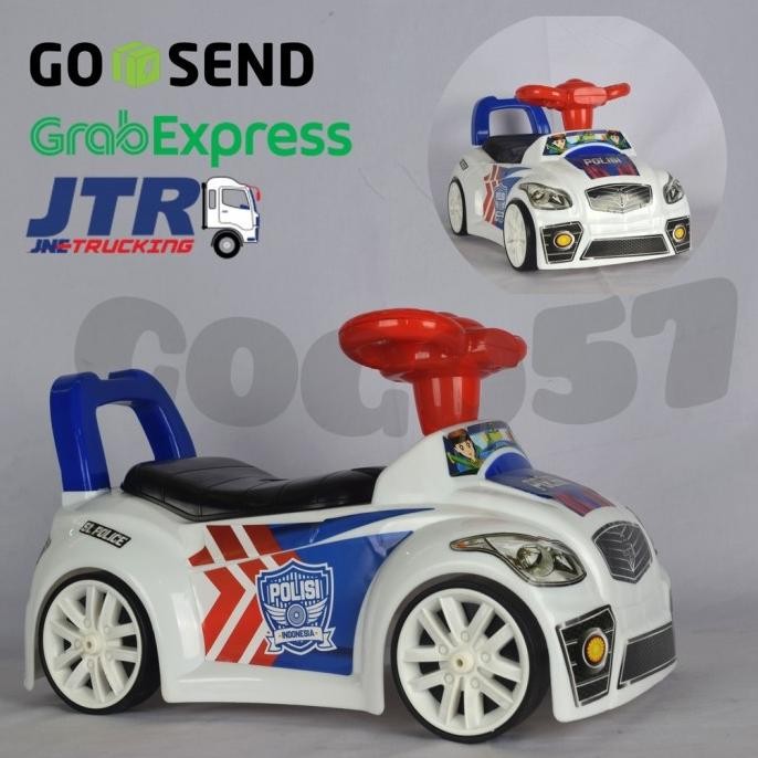 SG TOYS SL 200 P Mainan Anak Mobil Polisi Duduk Dorong Ride on SL200P [terbaik]