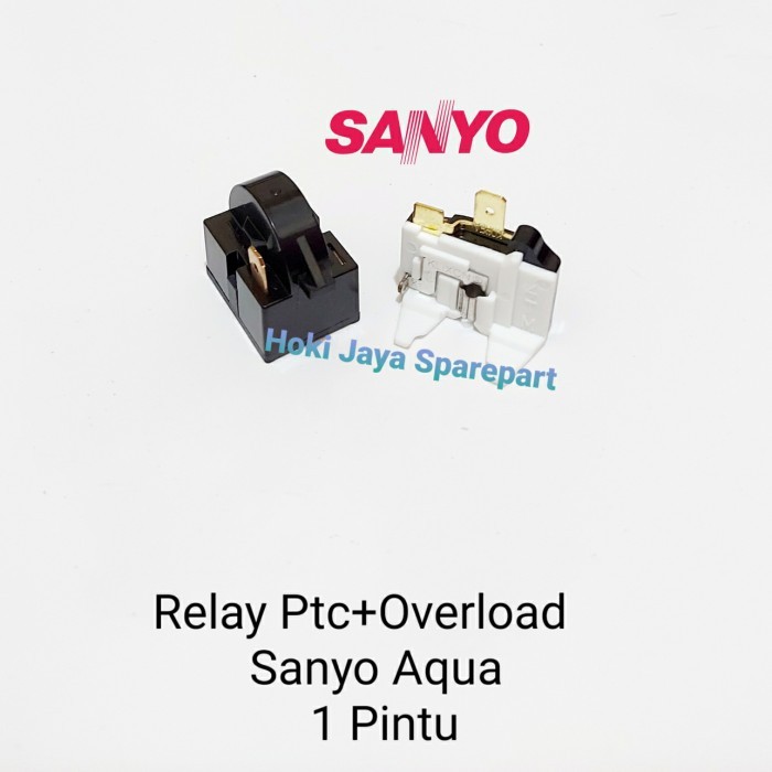 RELAY PTC OVERLOAD KULKAS SANYO AQUA 1 PINTU