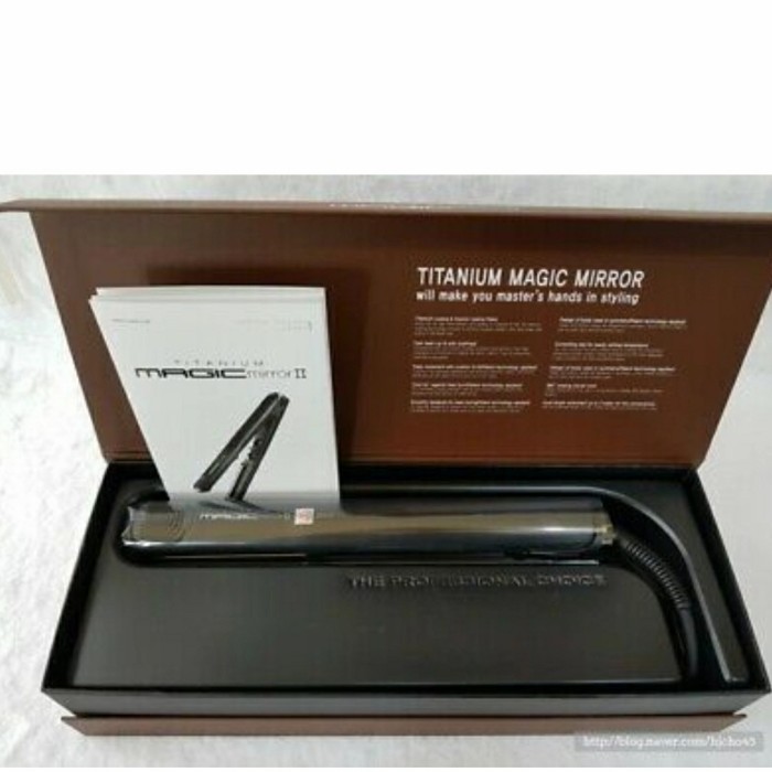 Catok Pelurus Strika Rambut Keratin Kglosscreate Titanium Magic