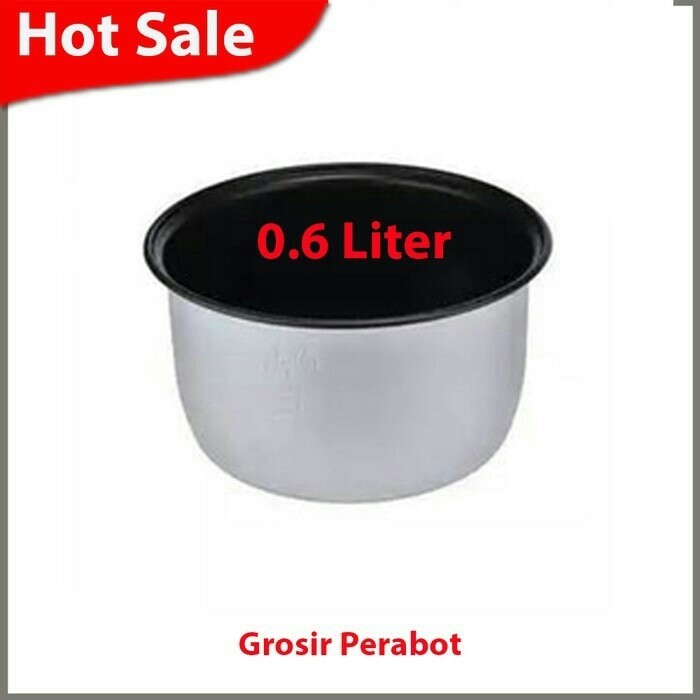 PANCI TEFLON RICE COOKER 0,6L,COCOK UNTUK SEMUA MEREK RICE COOKER.