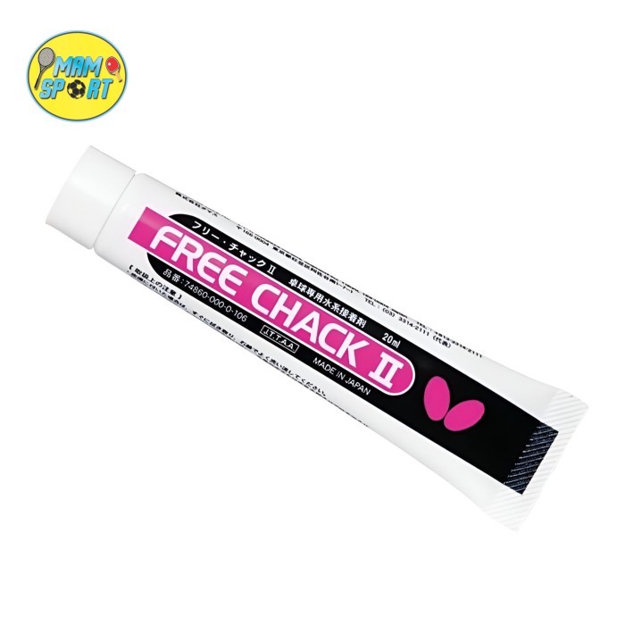 Butterfly Free Chack Ii -Wbg Bat Pingpong Lem Air Bat Original