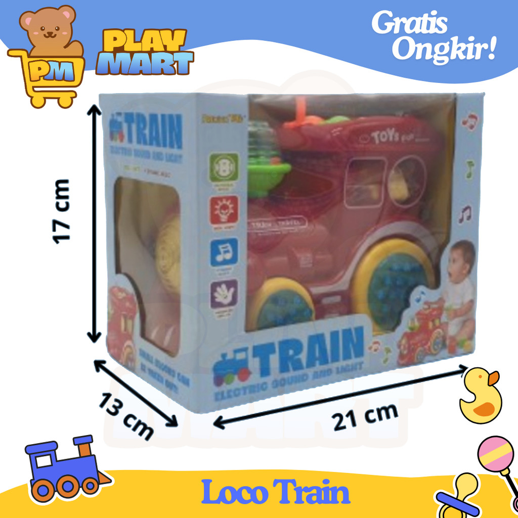 Mainan Anak Kereta Api Lokomotif Mainan Anak Kereta Lokomotif Pakai Baterai